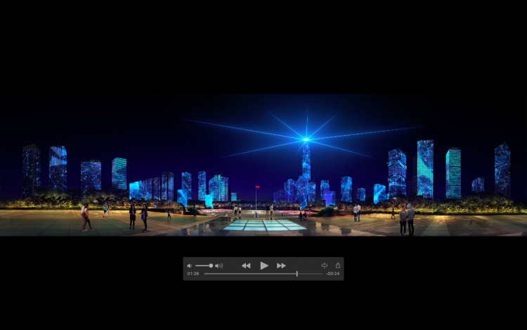 Shenzhen Civic Square Light Show